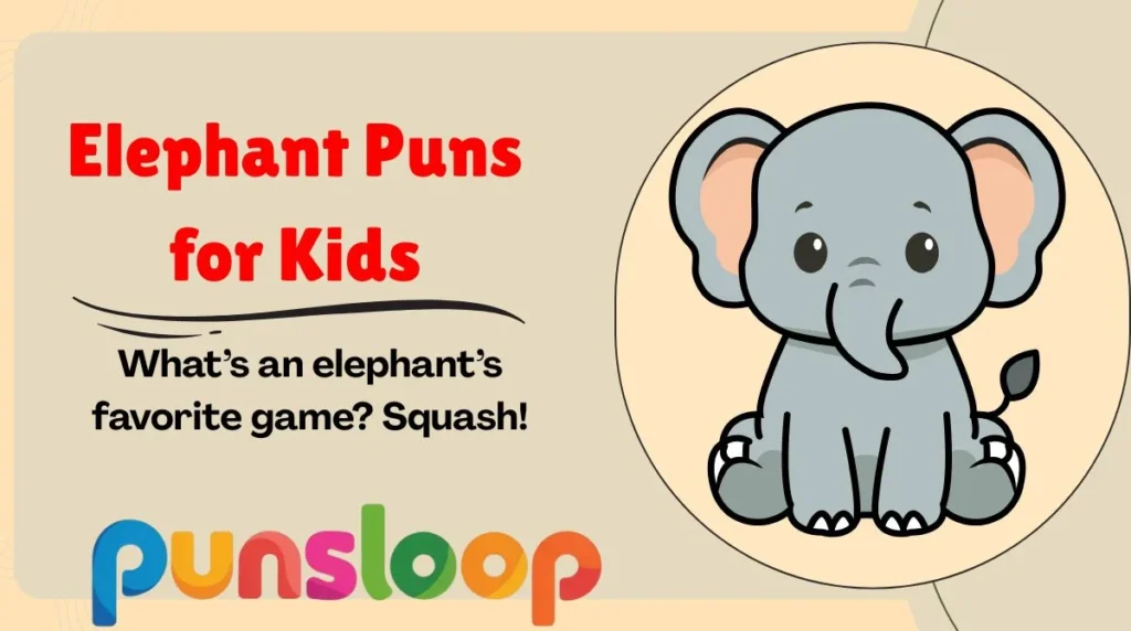 Elephant Puns for Kids