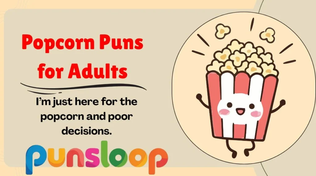 Popcorn Puns for Adults