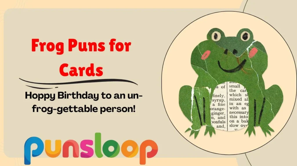 Frog Puns for Cards