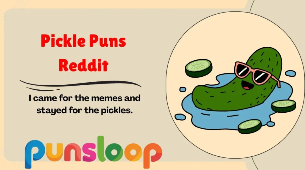 Pickle Puns Reddit